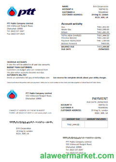 PTT gas utility business bill SCR