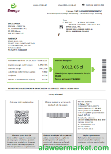 Poland Energa utility business bill, SCR