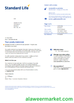 Standard Life utility business bill, SCR