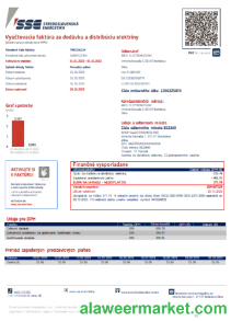 Stredoslovenka Energetika utility business bill, SCR