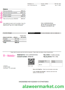 T-Mobile US utility business bill SCR