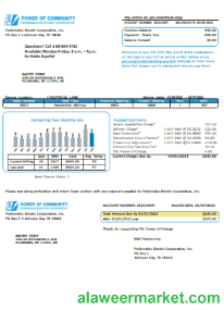 Texas Power of Community electricity utility business bill, SCR