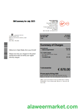 Virgin Media business bill, SCR