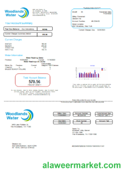 Woodlands Water utility business bill, SCR
