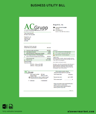 AC Grupp OÜ Elektrik Fatura İşletme Fatura
