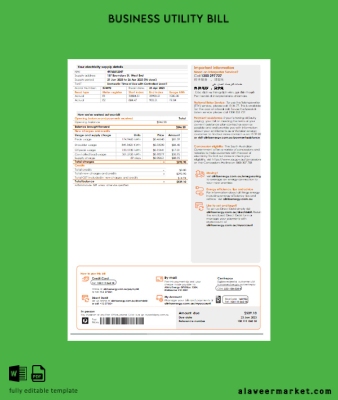 Alinta energy Elektrik Fatura İşletme Fatura page 2