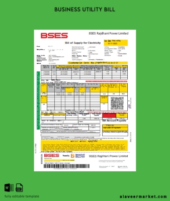 BSES Rajdhani Power Limited Elektrik Fatura İşletme Fatura