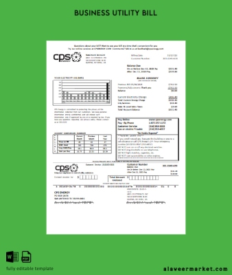 CPS Energy Fatura İşletme Fatura