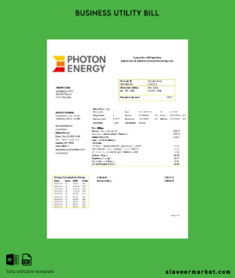 Çek Cumhuriyeti Republic Photon Energy İşletme Fatura Fatura