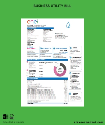 Enel Energia Fatura İşletme Fatura