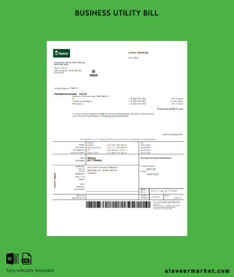 Fennia Sigorta Şirket İşletme Fatura