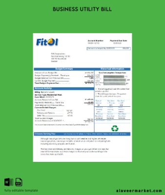 Fitol Gaz Fatura İşletme Fatura