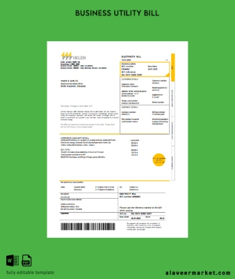 Helen Proof of address Fatura İşletme Fatura