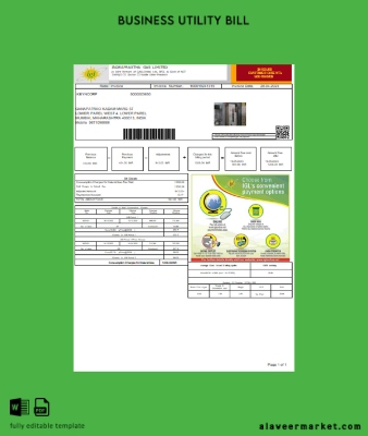 Indraprastha Gaz Limited Fatura İşletme Fatura