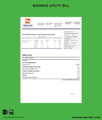 İsrail Electric Corporation İşletme Fatura Fatura