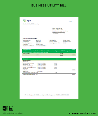 KPN Fatura İşletme Fatura