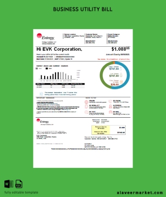 Louisiana Entergy Fatura İşletme Fatura