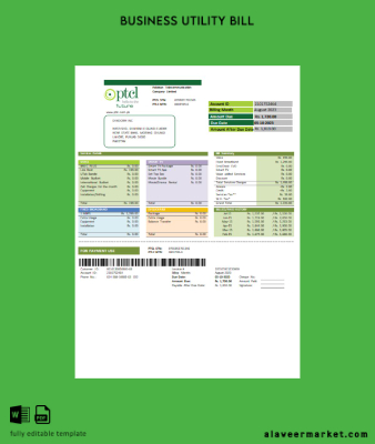 PTCL Fatura İşletme Fatura