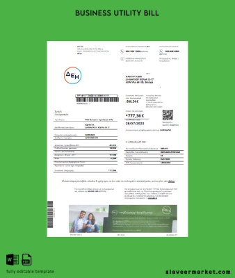 Public Power Corporation (DEI) Fatura İşletme Fatura