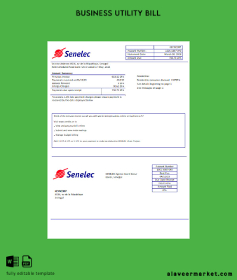Senelec Agence Sacré Coeur Şirket Elektrik Fatura İşletme Fatura