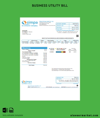 Simpa Energy Hindistan Pvt. Ltd Fatura İşletme Fatura