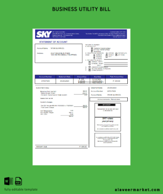 Sky Cable Corporation Fatura İşletme Fatura