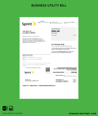 Sprint (T-Mobile) Fatura İşletme Fatura