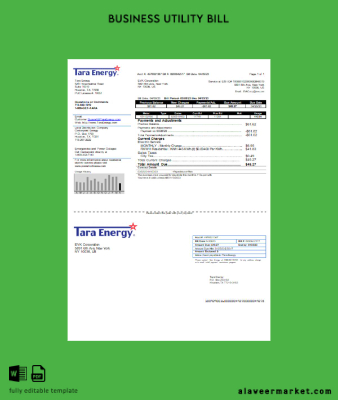 Tara Energy Fatura İşletme Fatura