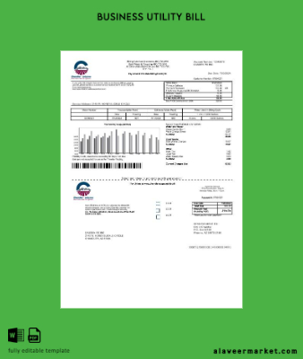 USA Arizona Chandler İşletme utilities Fatura