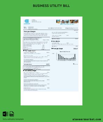 USA Con Edison Gaz İşletme Fatura Fatura