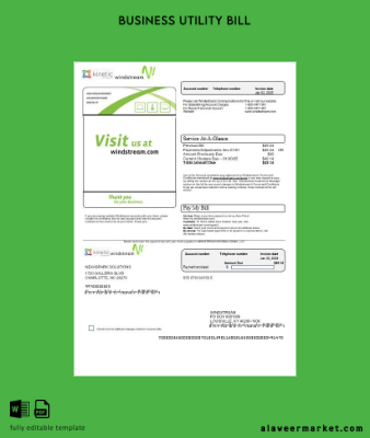 USA Windstream Holdings, Inc. İşletme Fatura Fatura