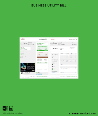 United Arab Emirates Dubai Green İşletme Fatura Fatura 1-2
