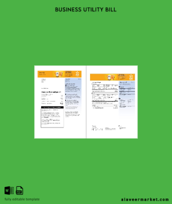 United Kingdom EDF İşletme Fatura Fatura 3 pages