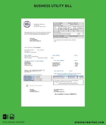 Wellsboro Electric Co Fatura İşletme Fatura