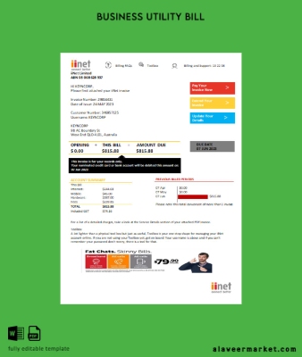 iiNet Fatura İşletme Fatura