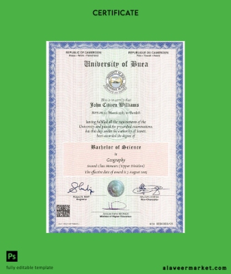 Cameroon university Sertifika