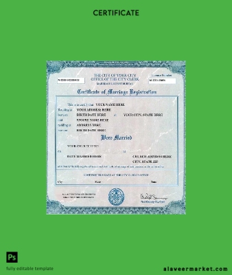 Sertifika of marriage registration