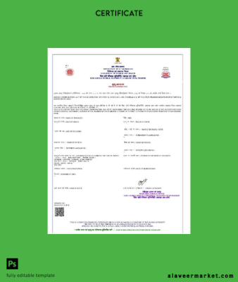 Hindistan Department of Tıbbi and Sağlık of Uttar Pradesh death Sertifika