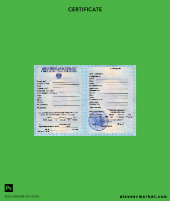 Kazakistan Civil registry office of the Pavlodar justice department birth Sertifika