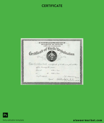 Ohio Division of Sağlık birth Sertifika