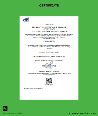 Filipinler Department of Trade and Industry (DTI) private interprenour