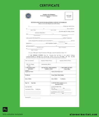 Filipinler Profesyonel regulations commission name change Sertifika