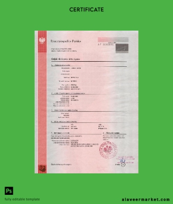 Polonya death Sertifika