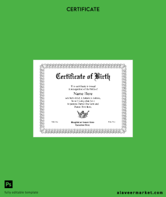 Recognition of the birth from hospital