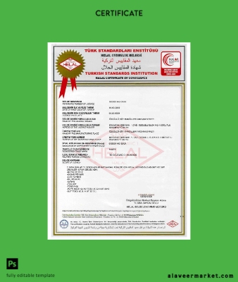 Turkish Standards Institution Sertifika 1