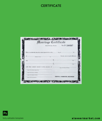 USA Clark county of Nevada marriage Sertifika