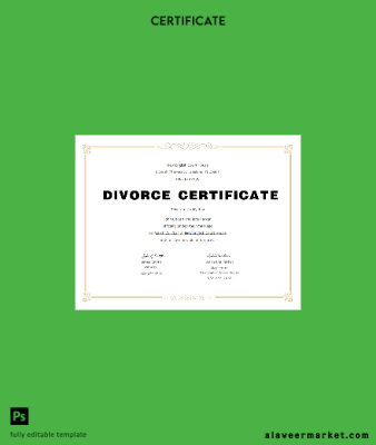 USA Divorce Sertifika