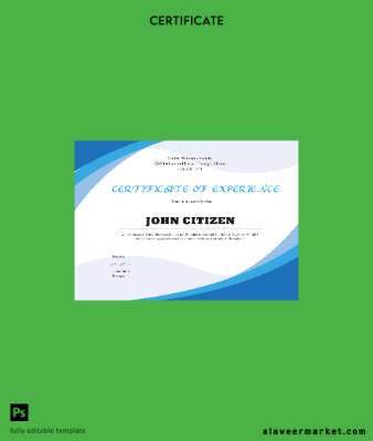 USA Plumbing Experience cert
