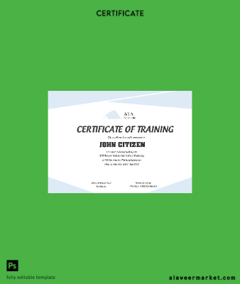 USA Safety Training cert