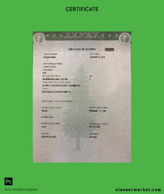 United States Department of Sağlık St Peter hospital birth Sertifika